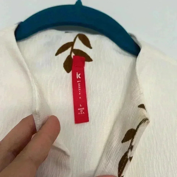 IC by Connie K Floral Jacket Sz L - Picture 11 of 11